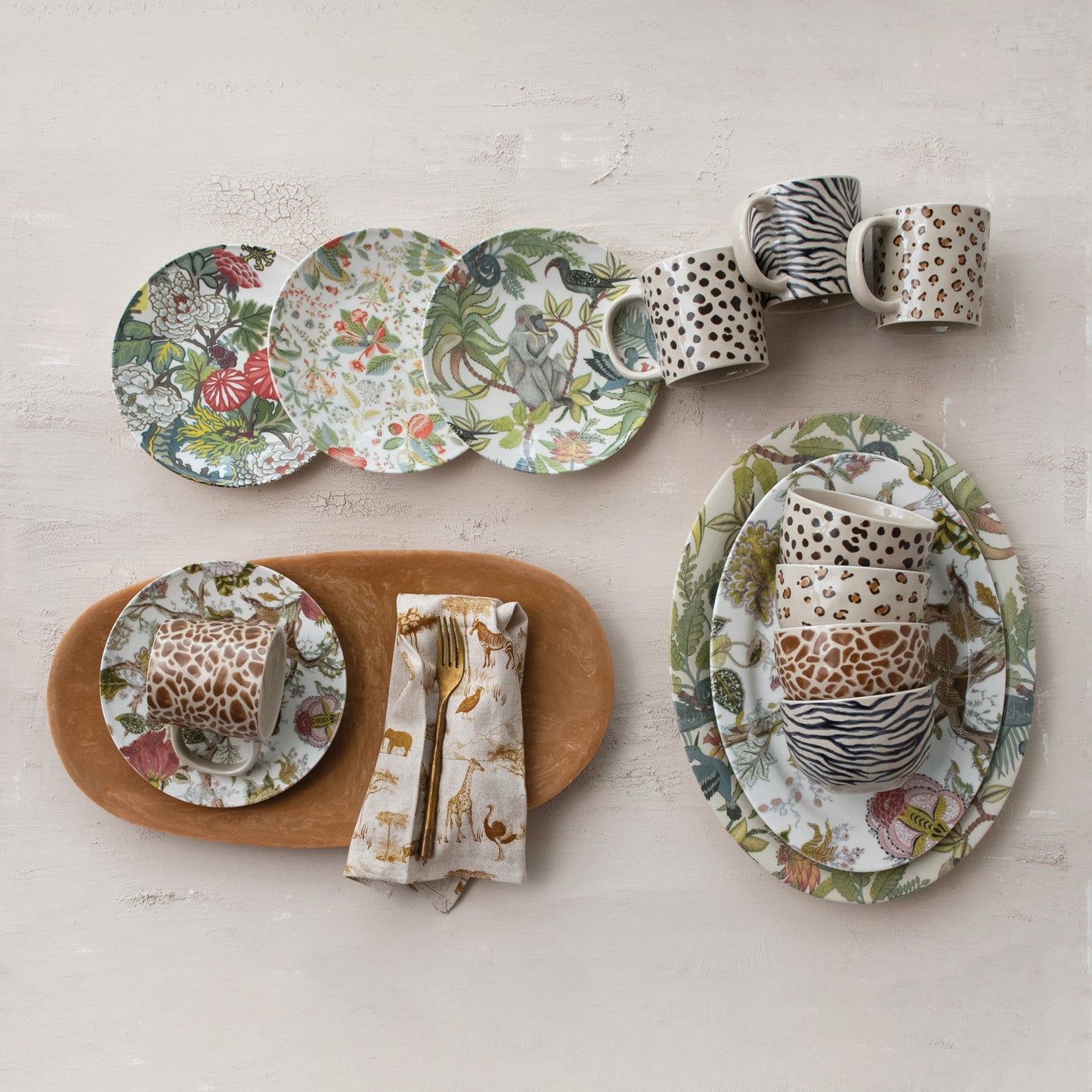8.5" Botanica Stoneware Plate