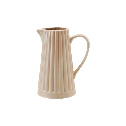40 oz Reactive Glaze Pitcher - Cream