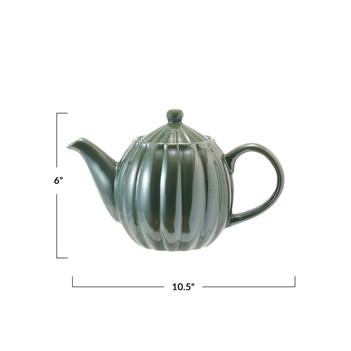 Reactive Glaze Stoneware Teapot