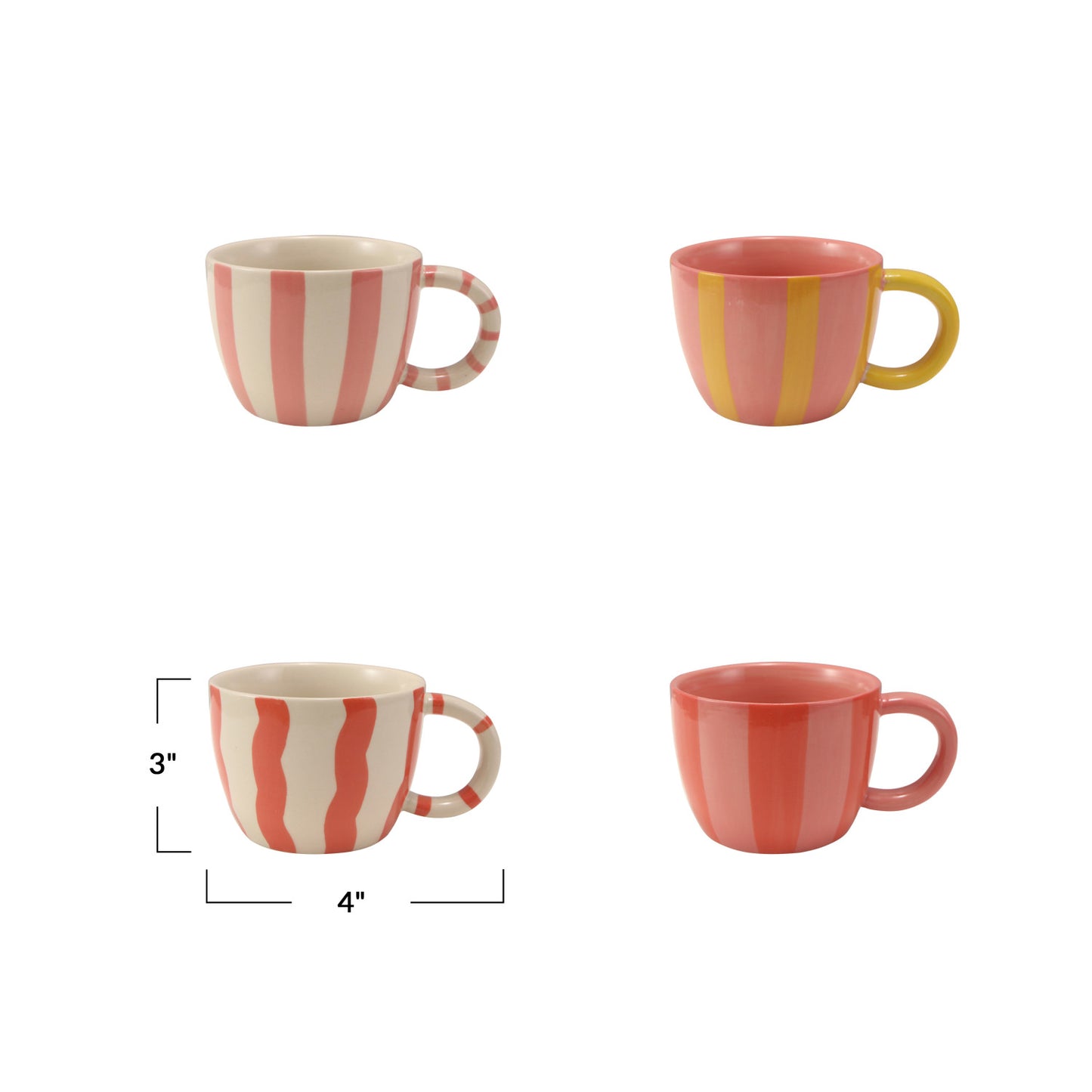 Ciao Bella 10 oz. Stoneware Mugs