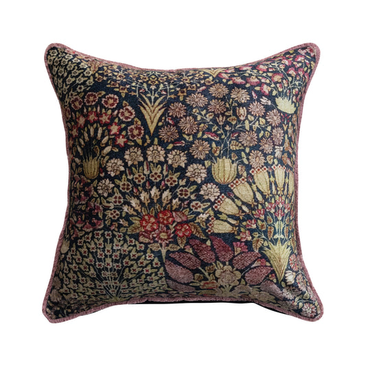 20" Botanical Velvet Pillow