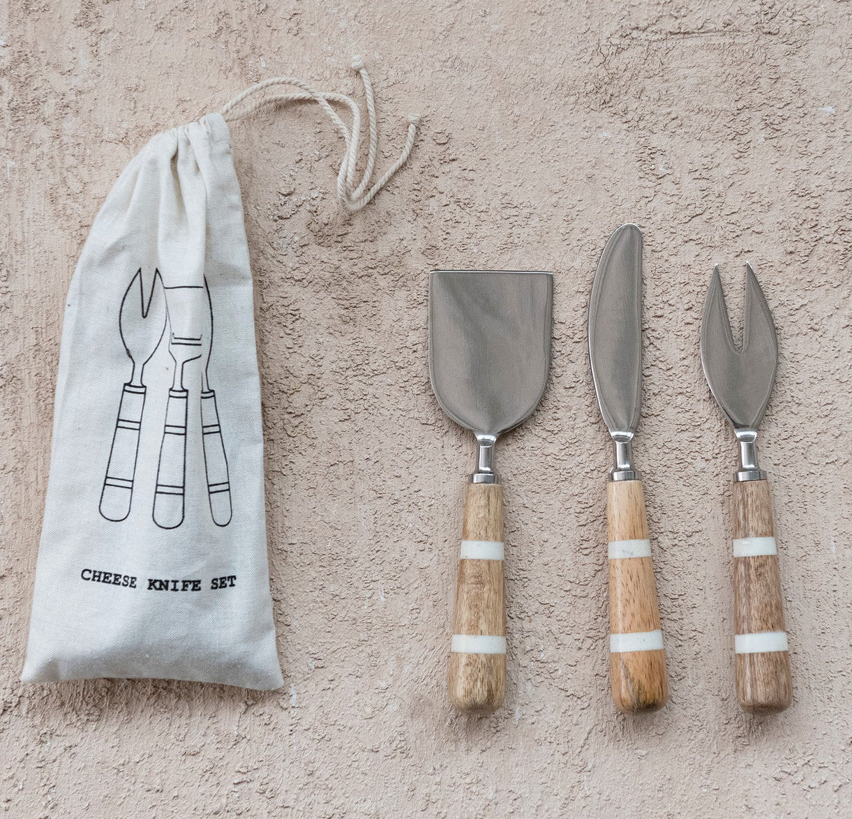 Stainless Steel Cheese Knives Set