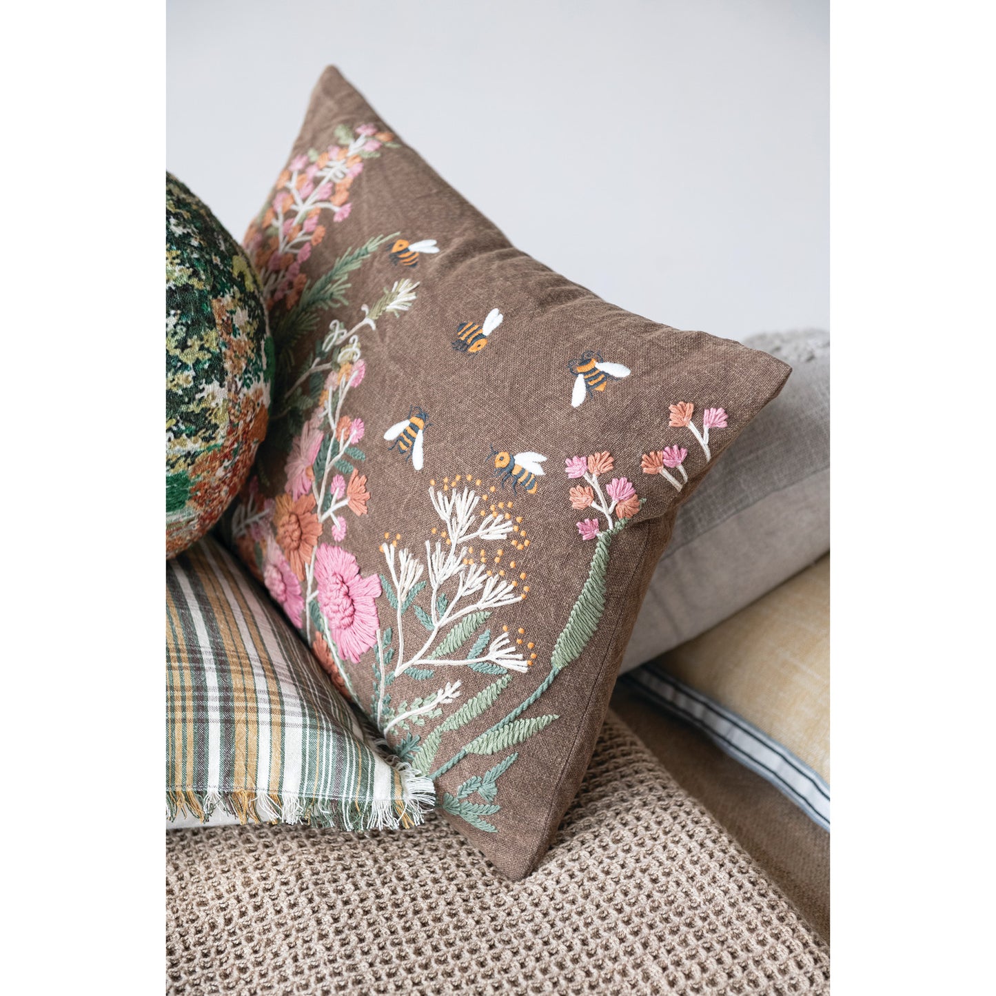 20" Among The Wildflowers Pillow