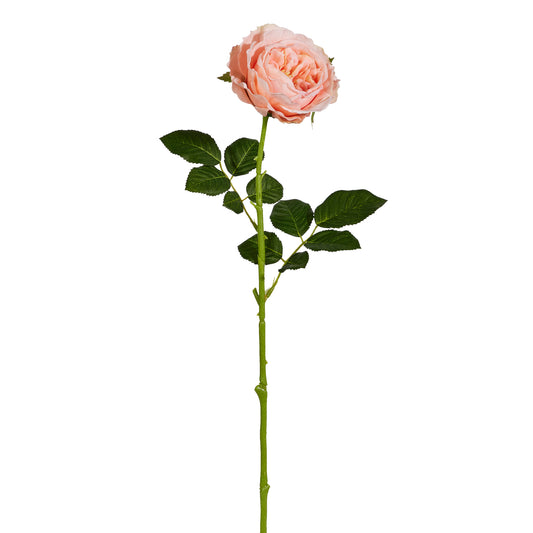 25" Real Touch Rose - Peach