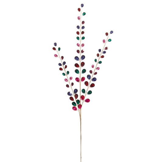 35.5" Jewel Tone Gem Spray