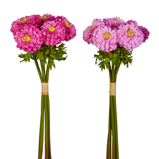 22" Pink Zinnia Bundle