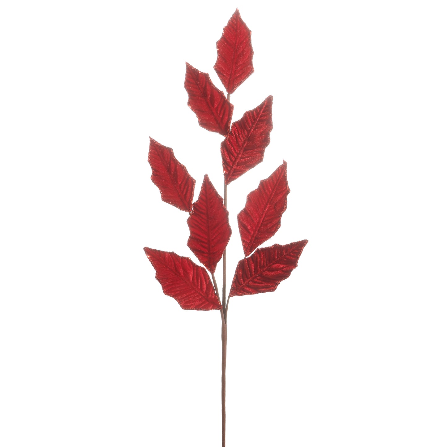 30" Velvet Leaf Spray- Two Colors