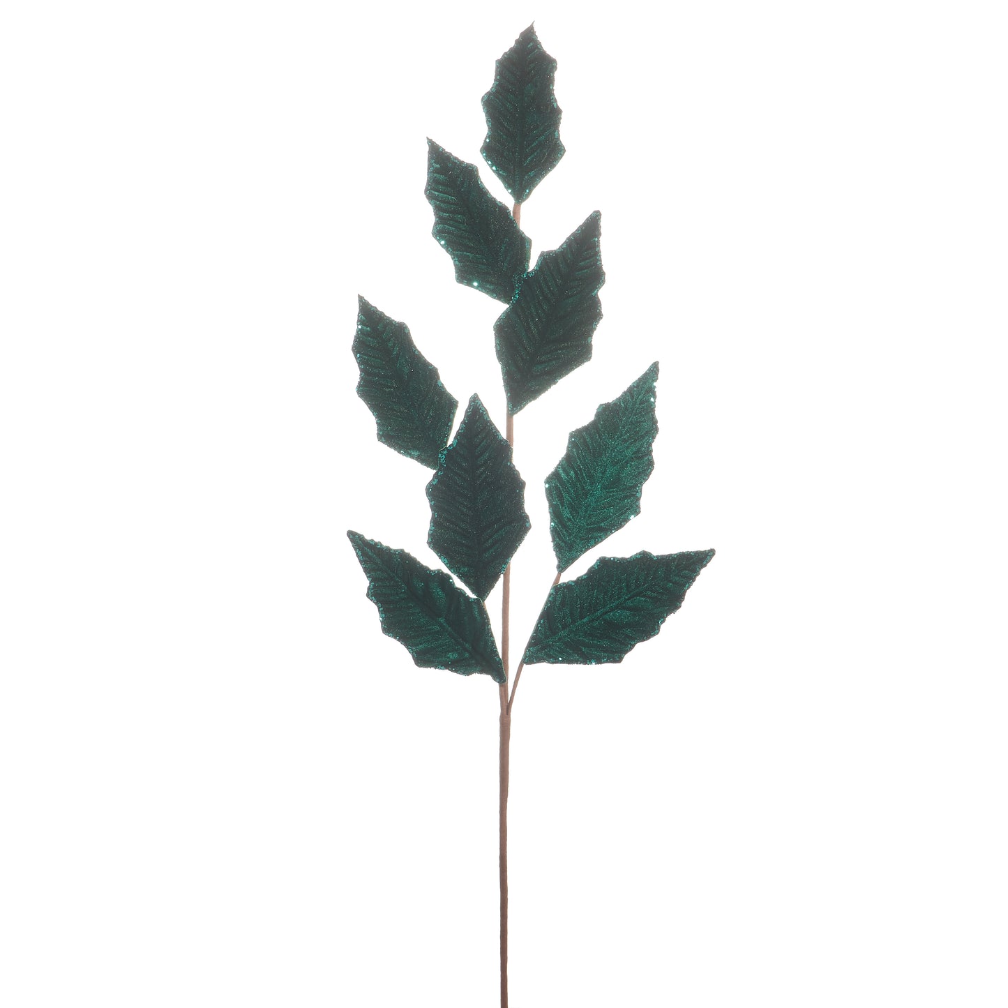 30" Velvet Leaf Spray- Two Colors