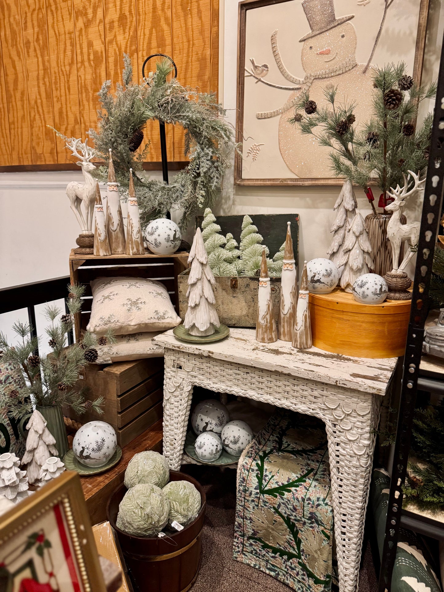 Beaded Snowflake Pillow