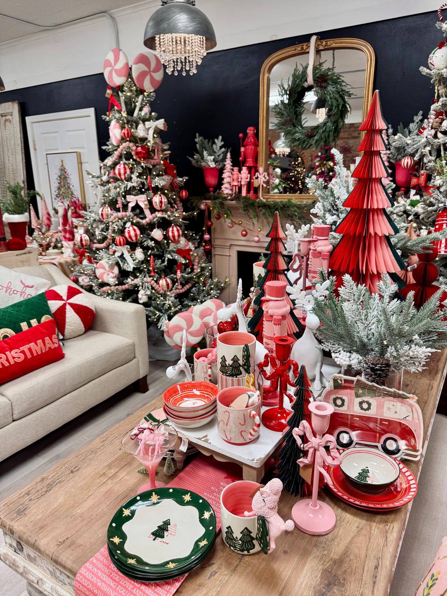 Christmas Van Paper Plate