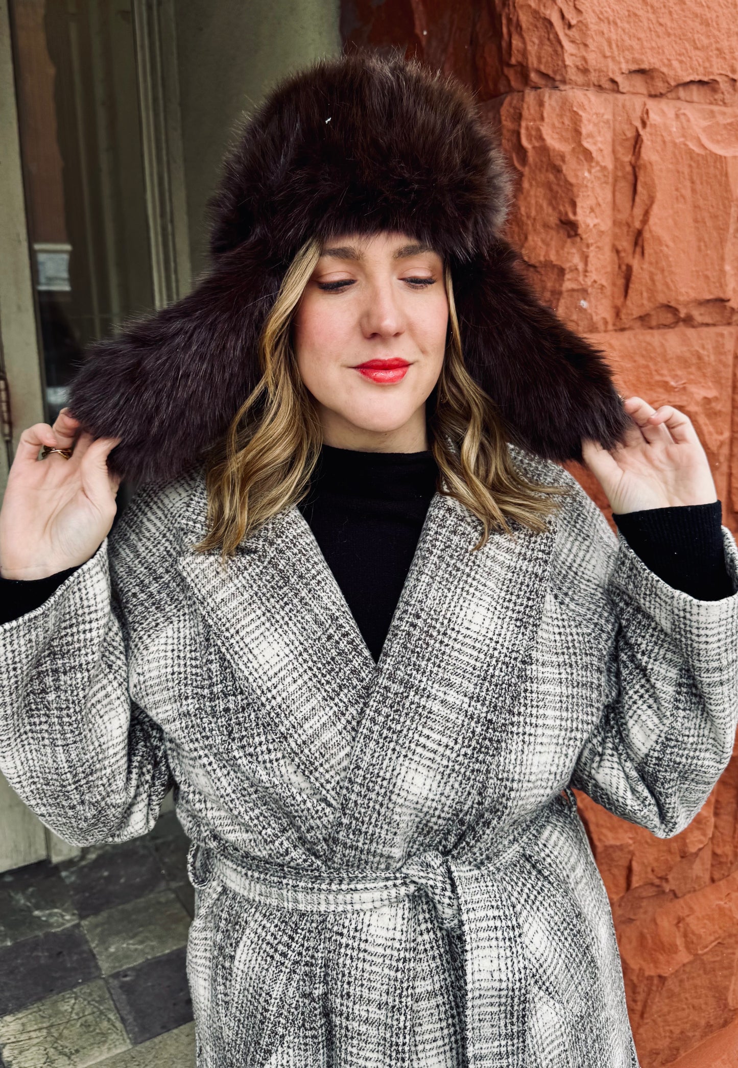 Ella Fur Trapper Hat