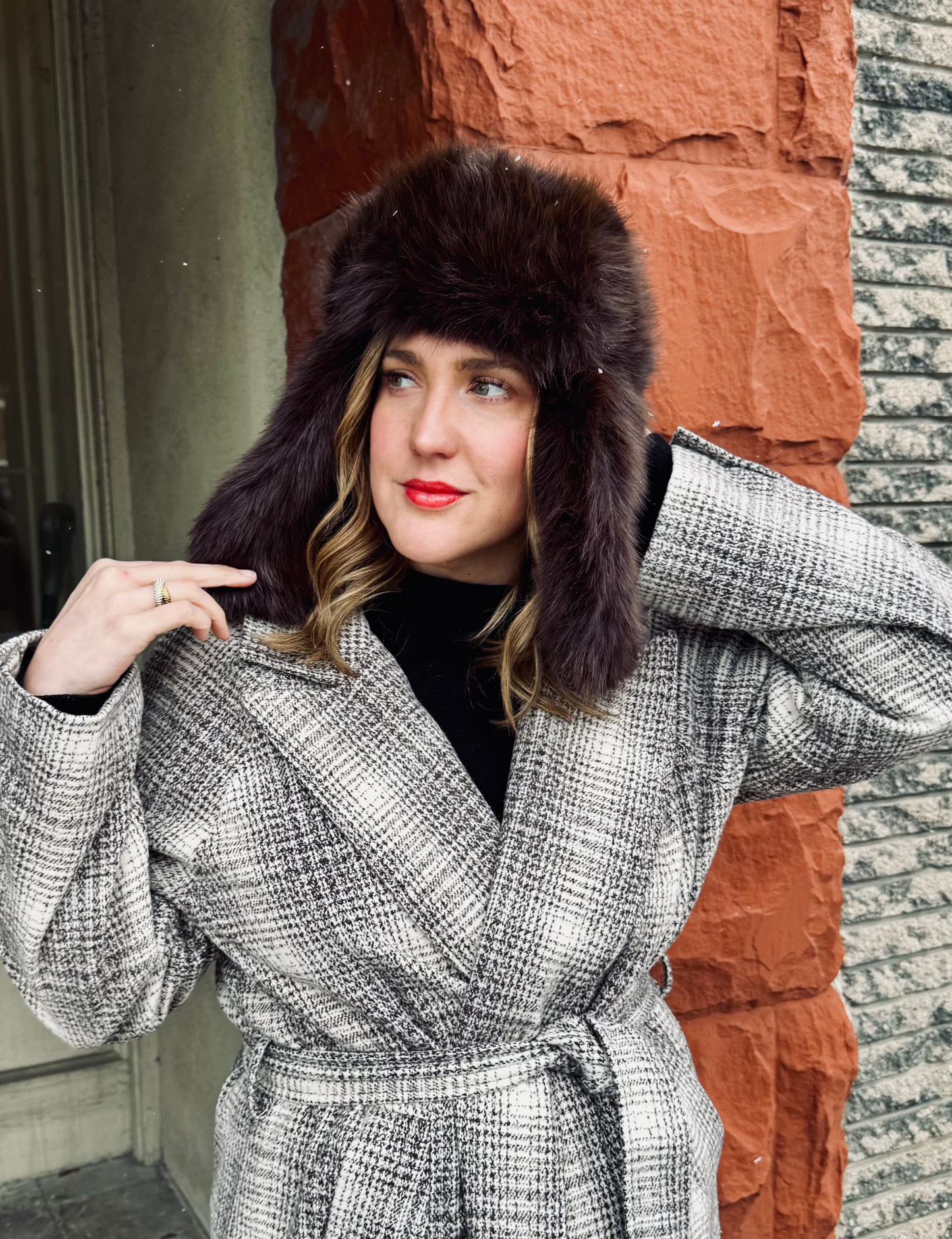 Ella Fur Trapper Hat