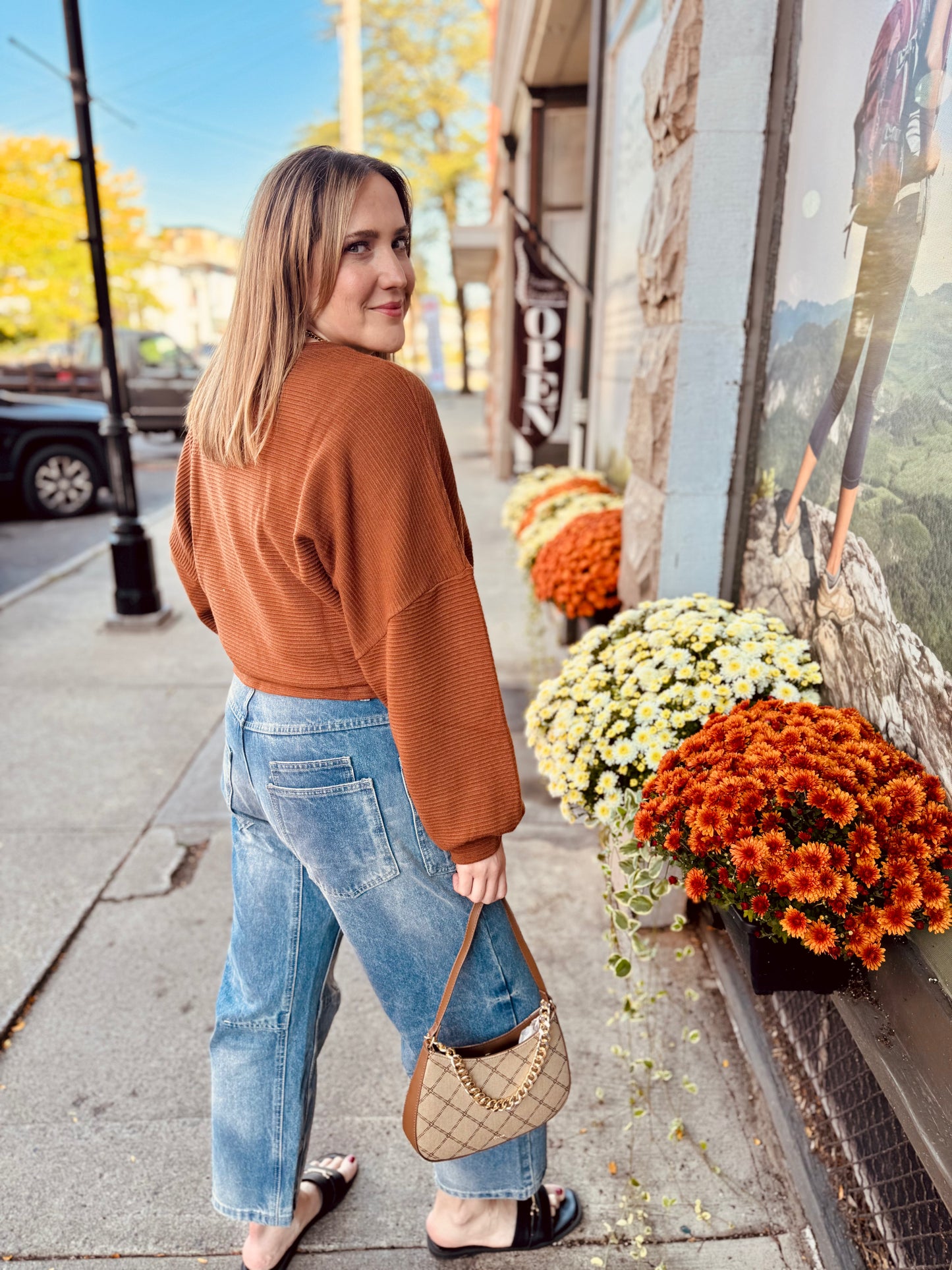 Sia Textured Dolman Top