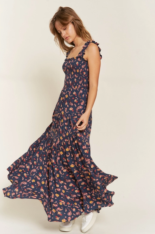 Vidalia Smocked Maxi Dress