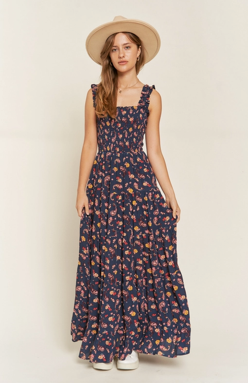 Vidalia Smocked Maxi Dress