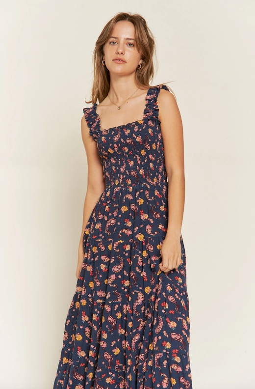 Vidalia Smocked Maxi Dress