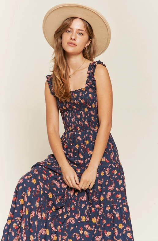 Vidalia Smocked Maxi Dress
