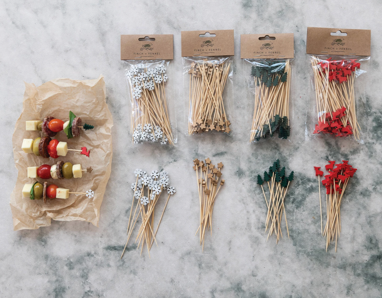 Bamboo Picks w/ Tree