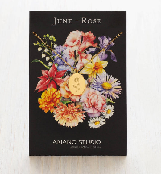 Birth Flower Necklace