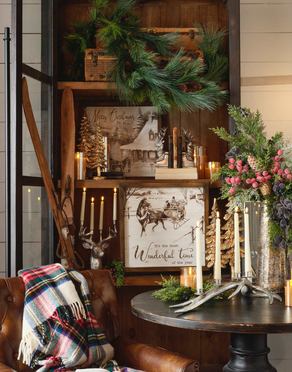 Iced Berry Pine Spray - Two Sizes