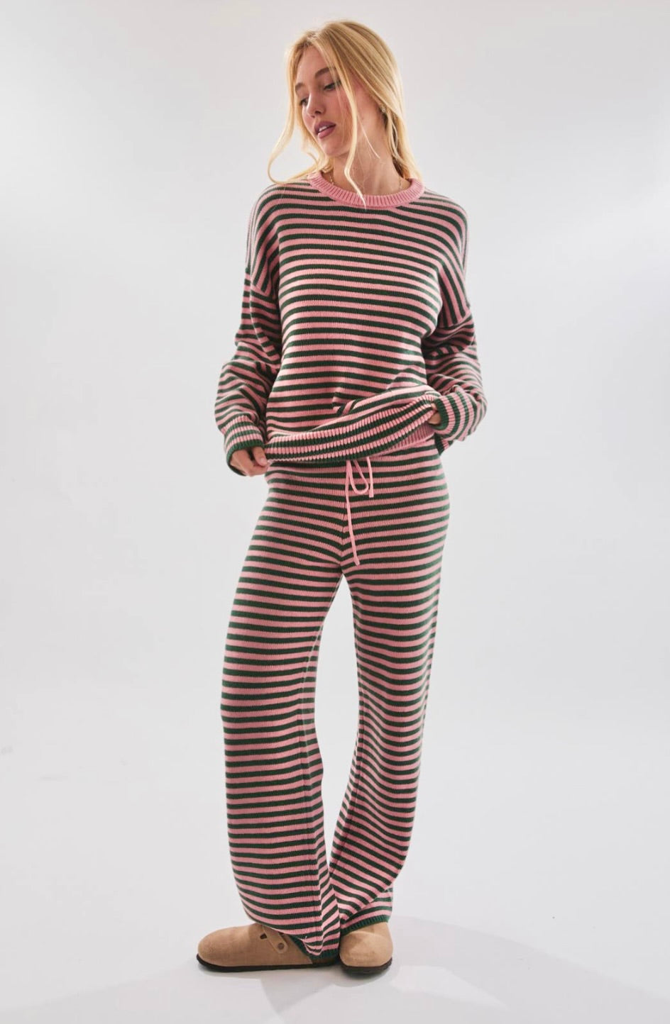 Homebody Striped Sweater Separates