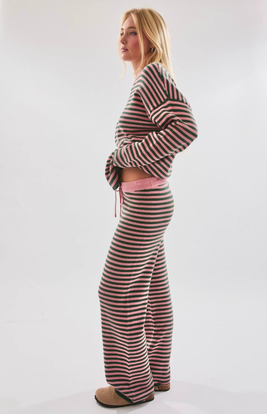 Homebody Striped Sweater Separates