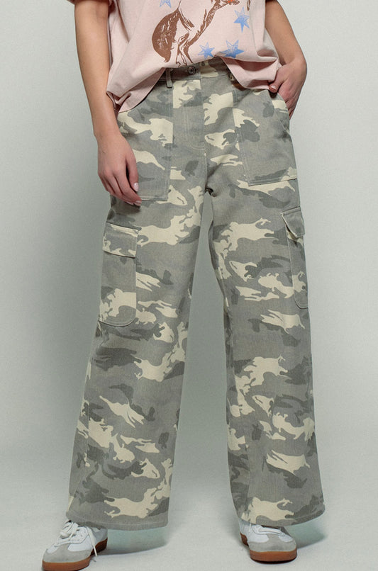 Trina Camo Cargo Pants