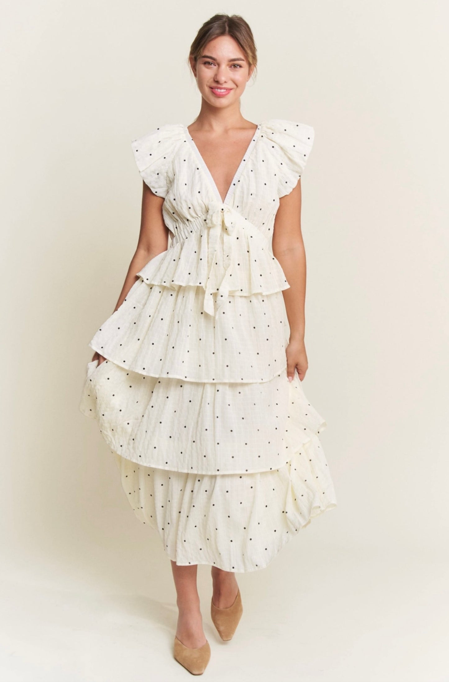 Vienna Polka Dot Dress - Two Colors