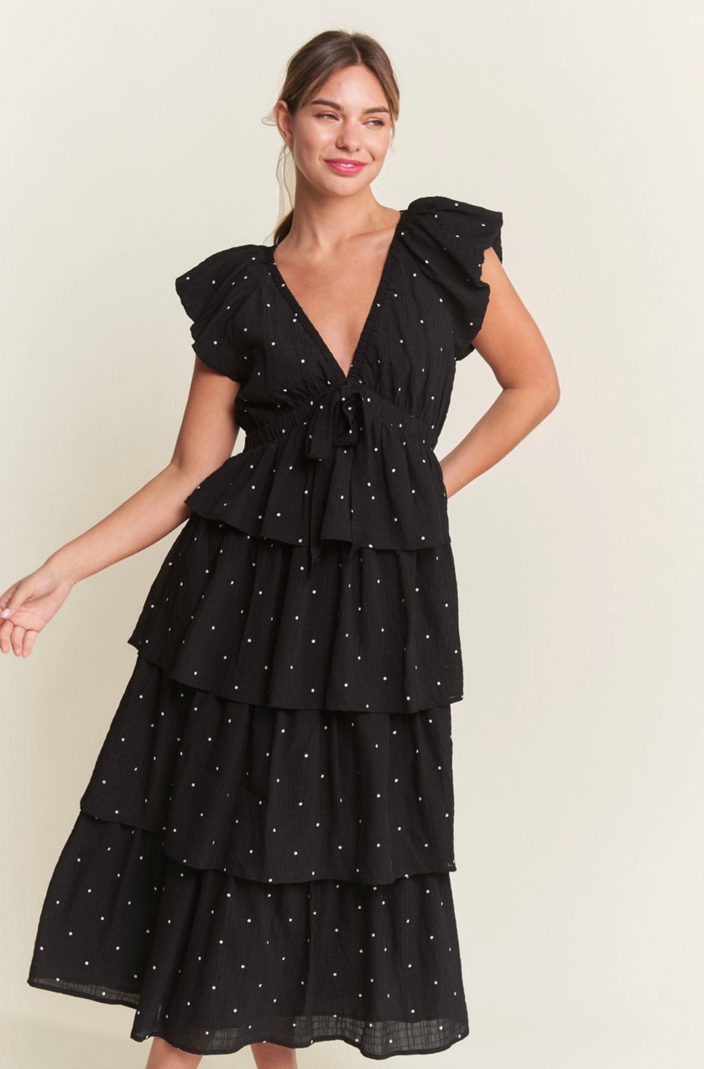 Vienna Polka Dot Dress - Two Colors
