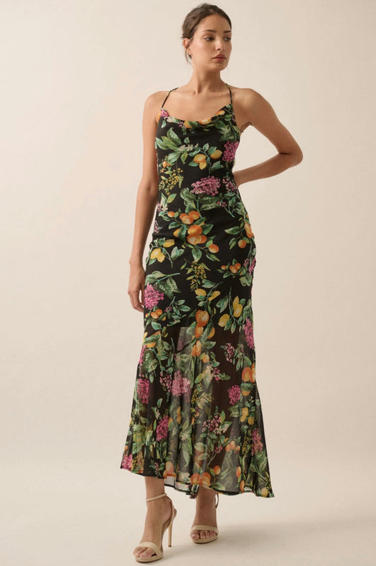Limoncello Drape Front Dress