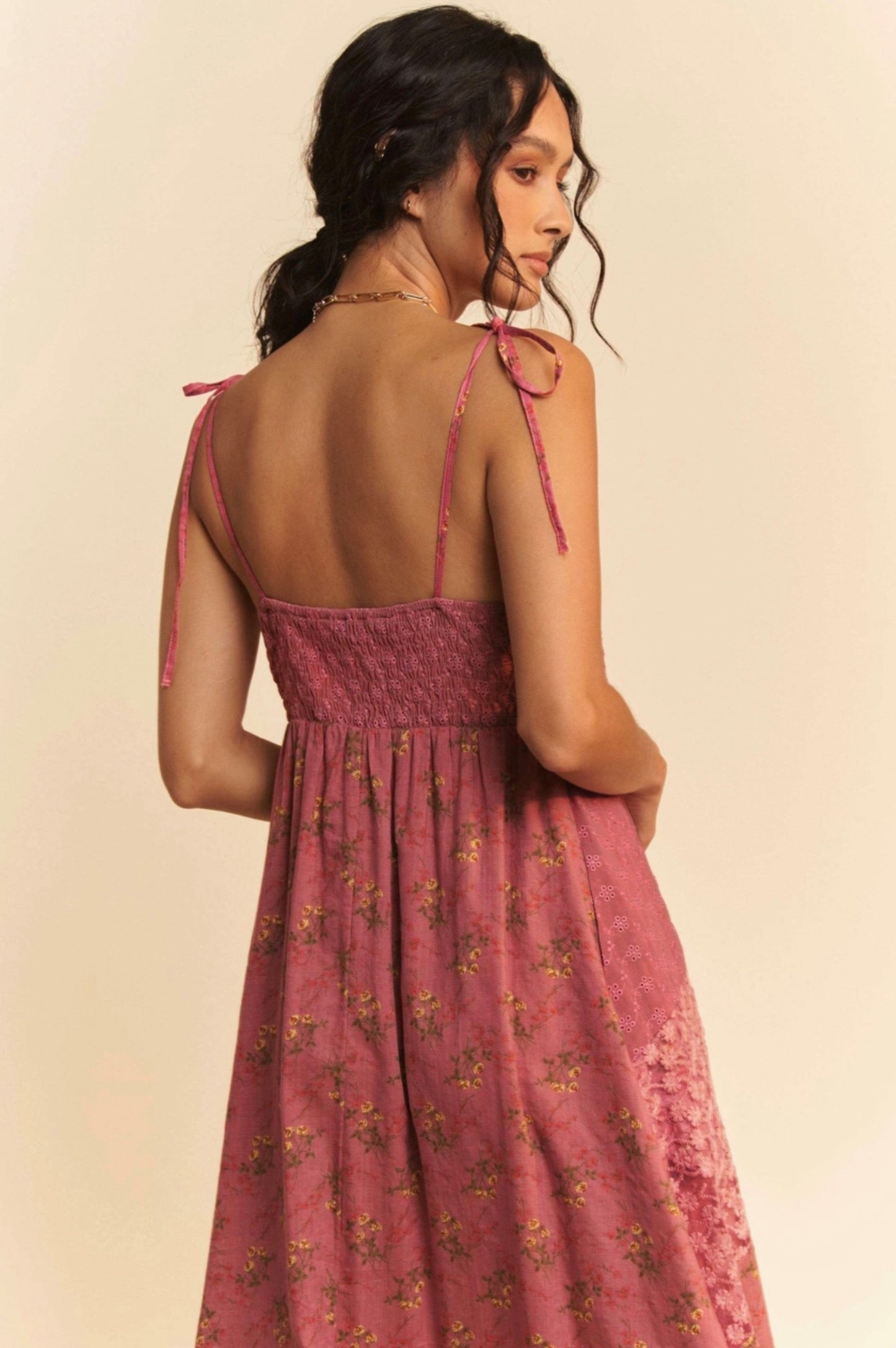 Willow Patchwork Slip Dress