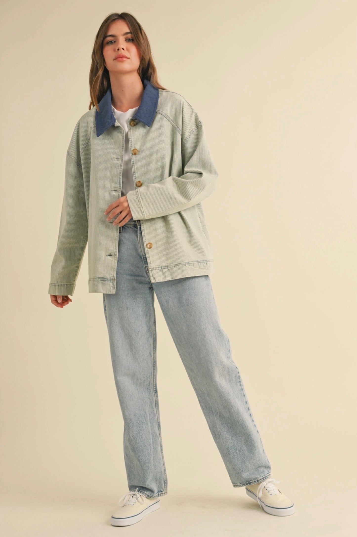Noelle Contrast Barn Jacket