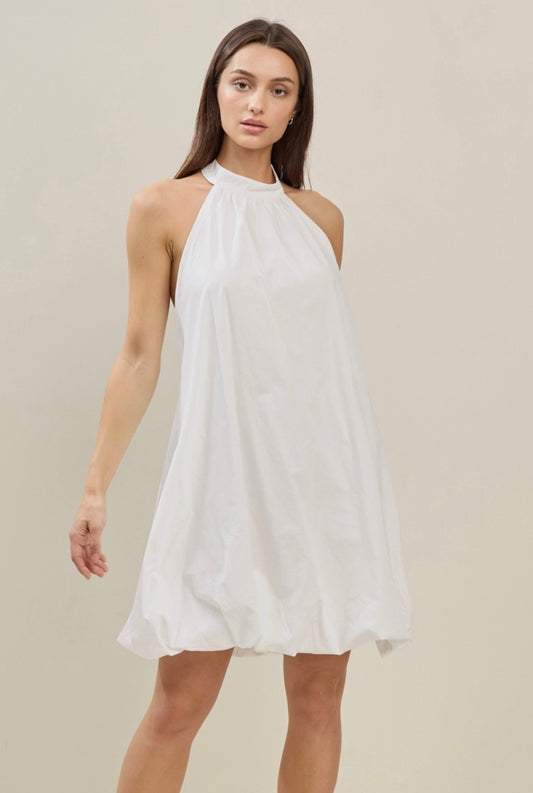 Serafina Bubble Halter Dress