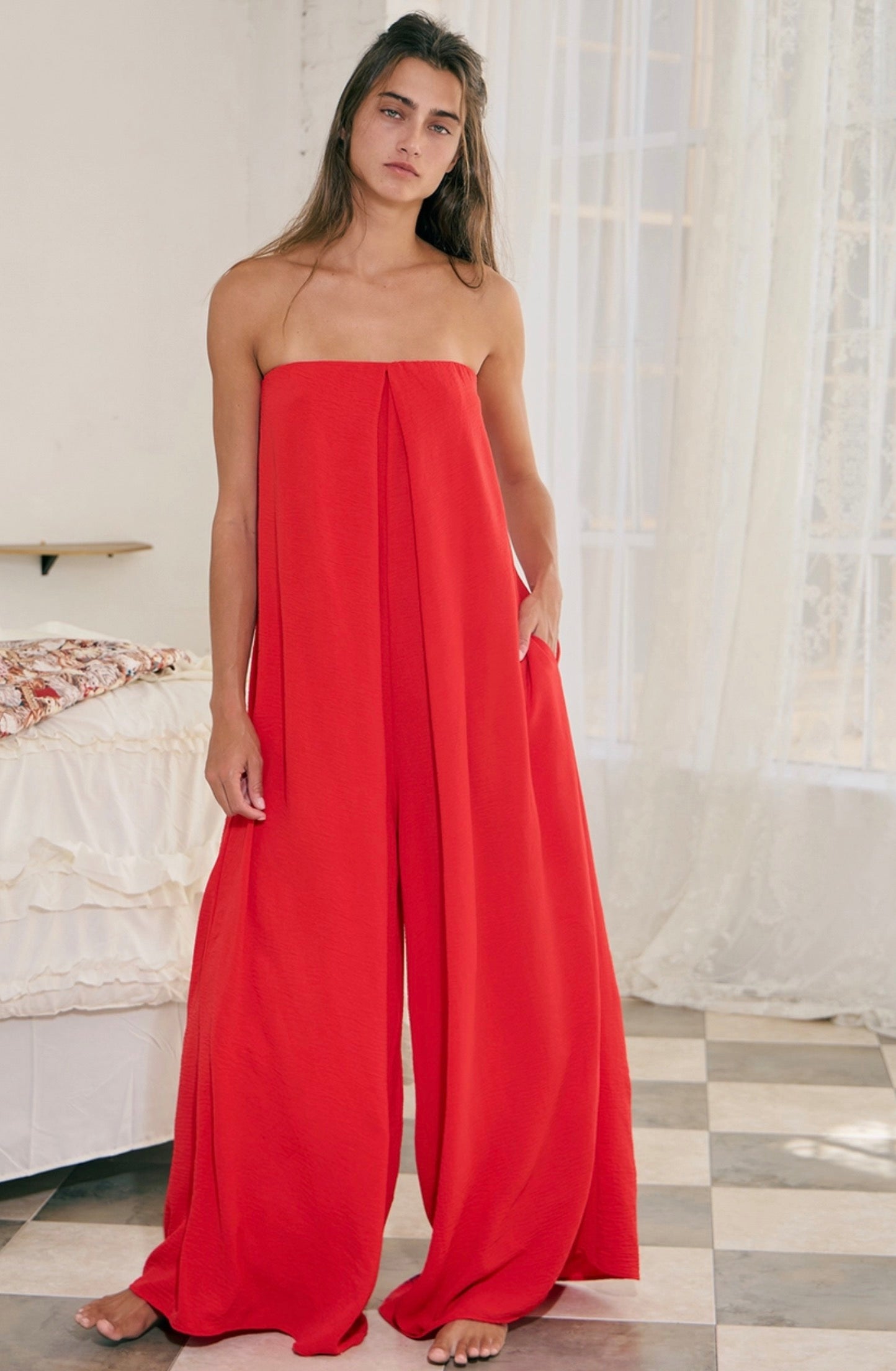 Annie Wide Leg Jumpsuit
