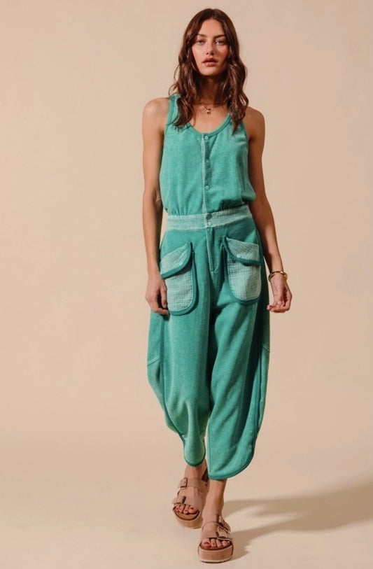 Drea Terry Jumpsuit - Two Colors