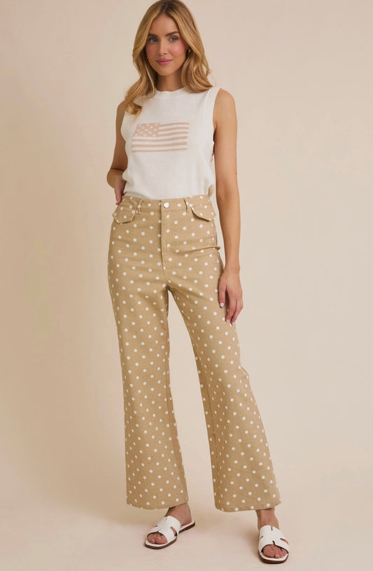 Cameo Polka Dot Pants