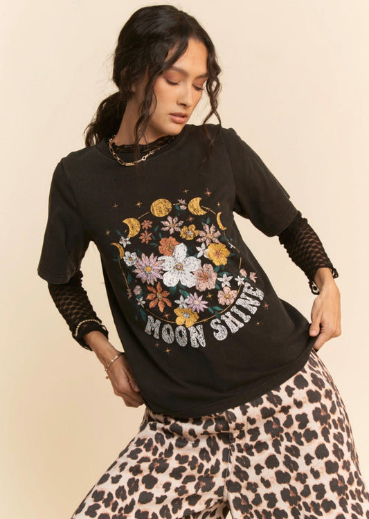 Moon Shine Graphic Tee