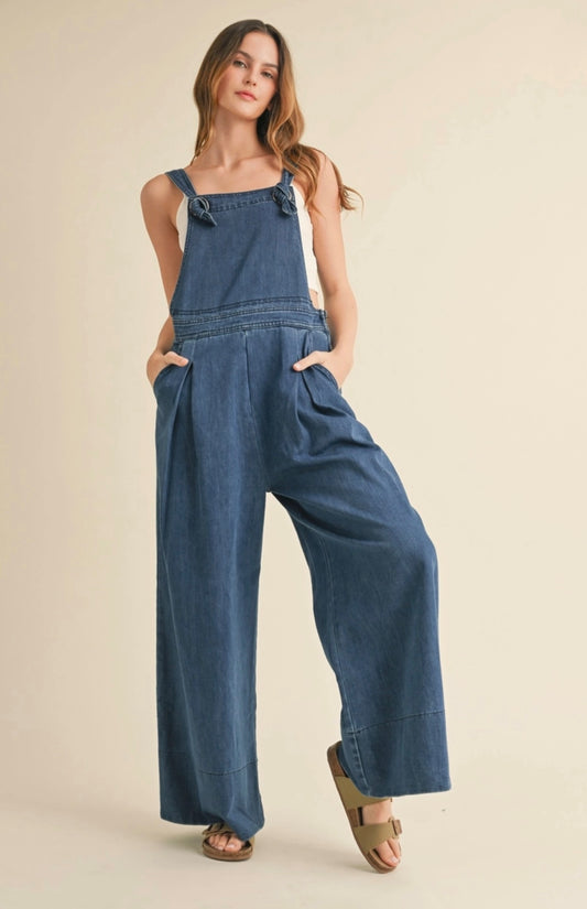 Peyton Wide Leg Overalls
