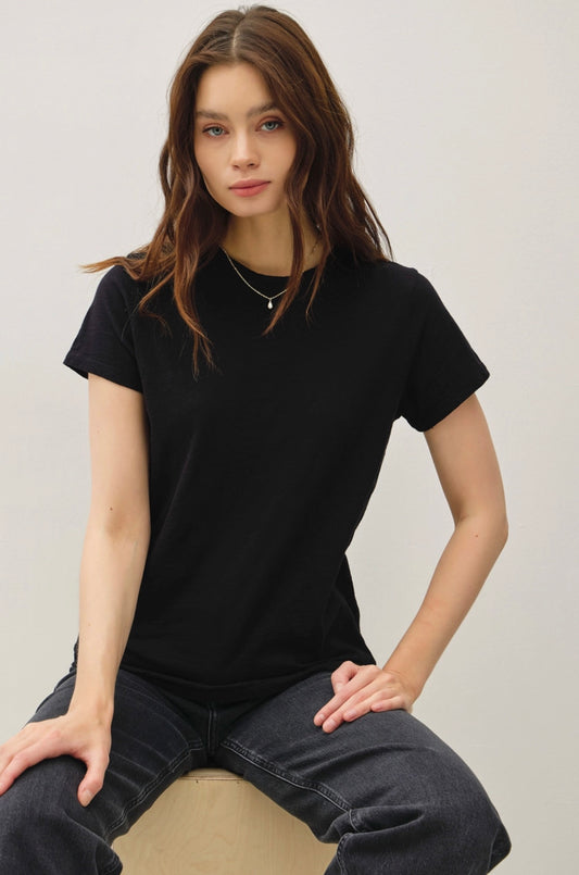 Josie Basic Tee - Four Colors