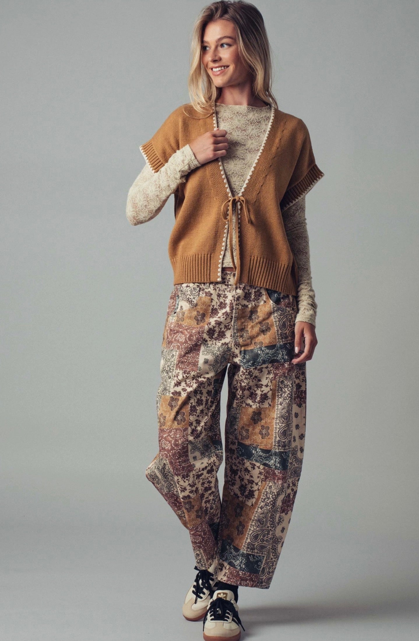 Maureen Tie Front Vest