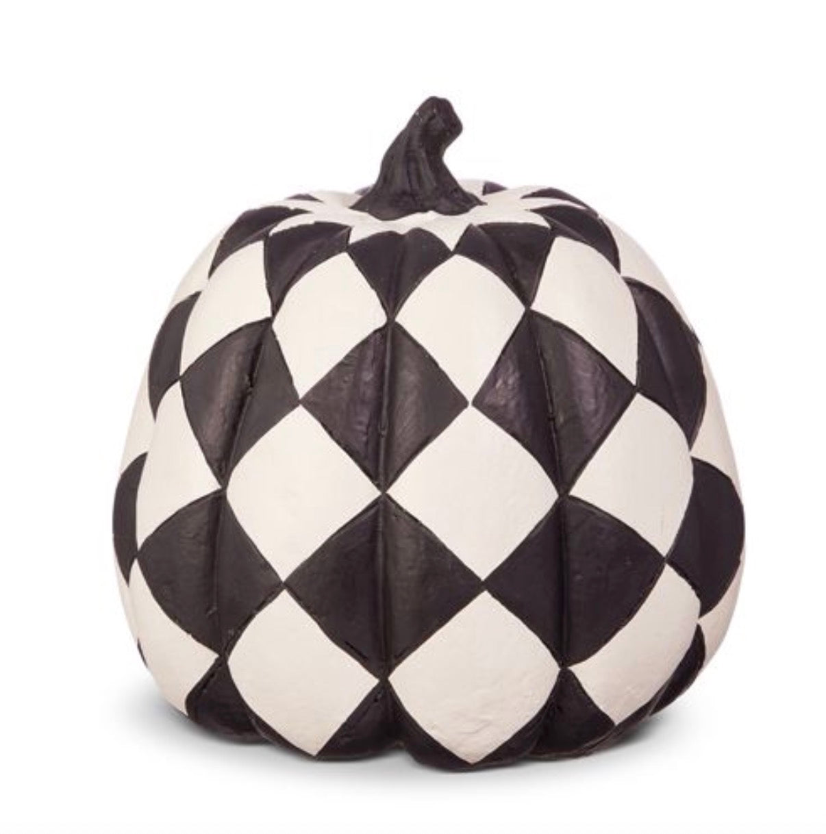 Harlequin Check Pumpkins - Two Colors
