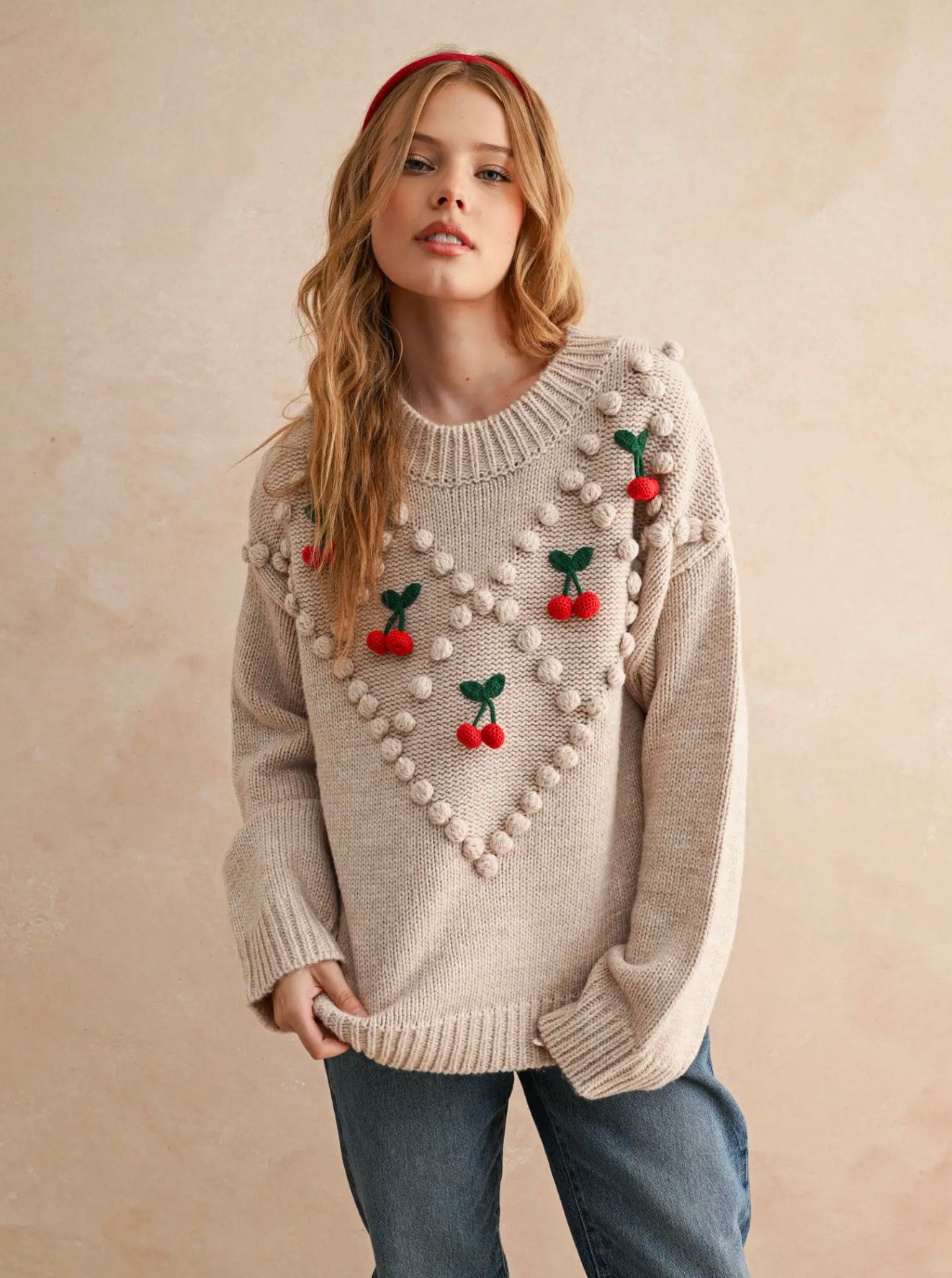 Mon Chérie Popcorn Sweater