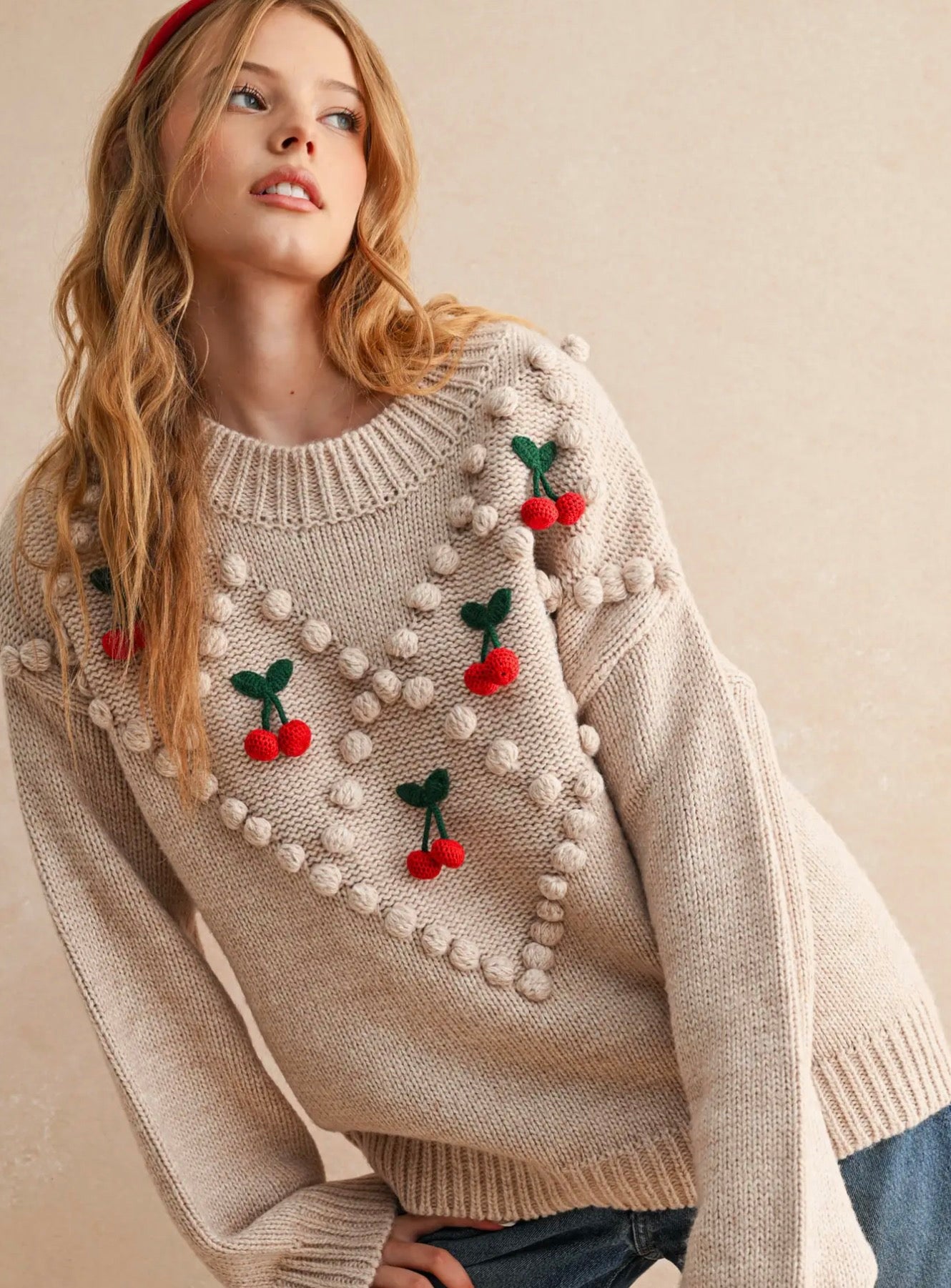 Mon Chérie Popcorn Sweater
