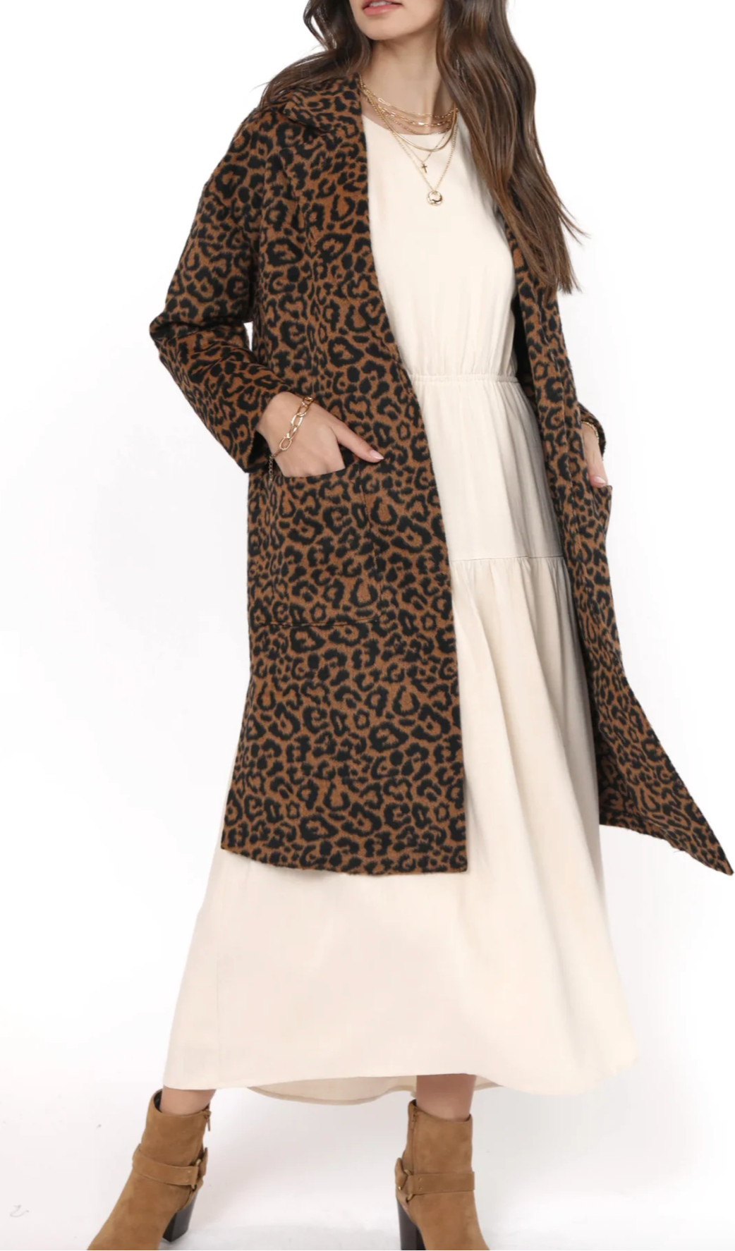 Animal Instinct Leopard Coat