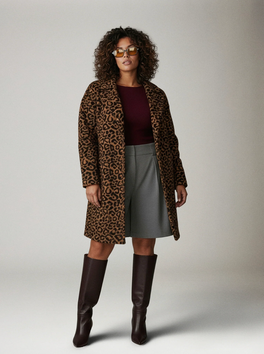 Animal Instinct Leopard Coat