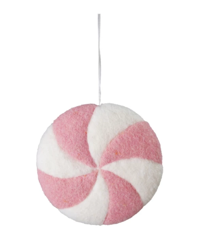 Handmade Wool Felt Candy Ornaments