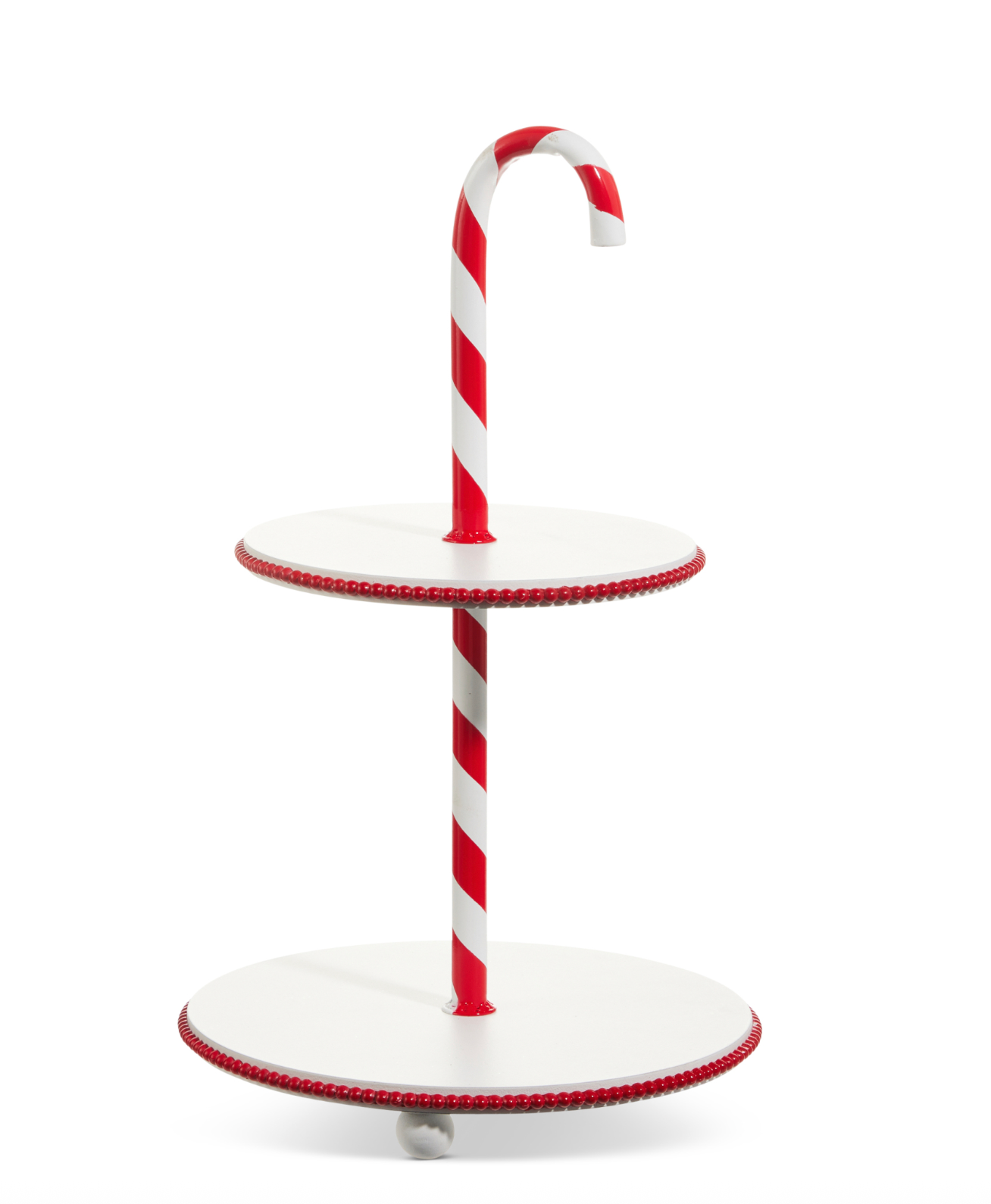 17" Candy Cane Tiered Stand
