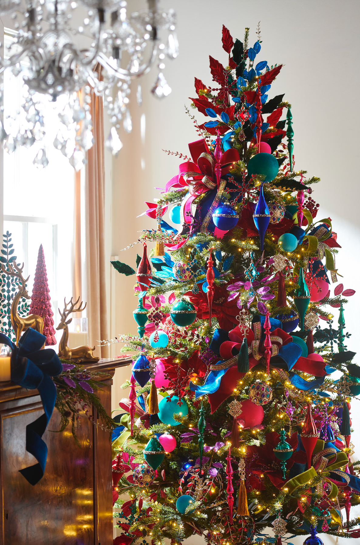 1.5" Bright Pink Velvet Ribbon