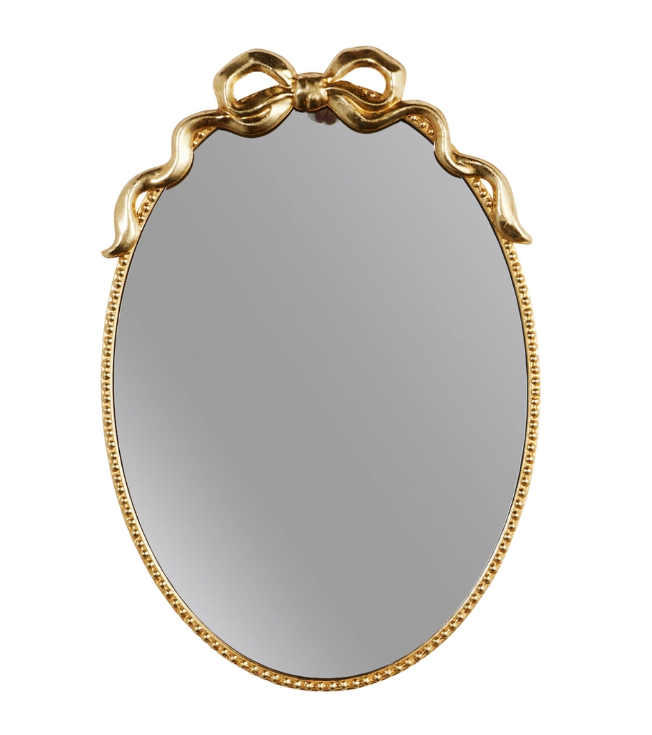 24" Gold Bow Mirror