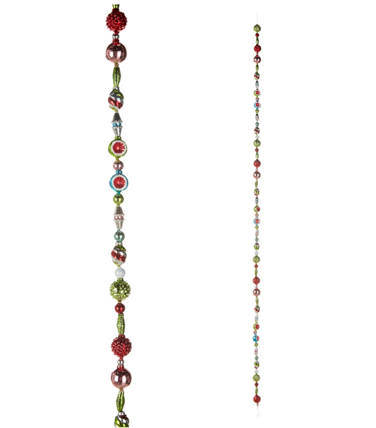 7" Vintage Beaded Garland